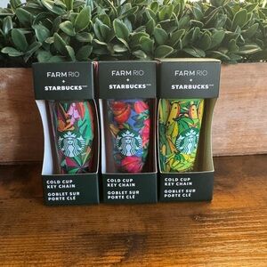 Starbucks Farm Rio Tropical Cold Cup Key Chains